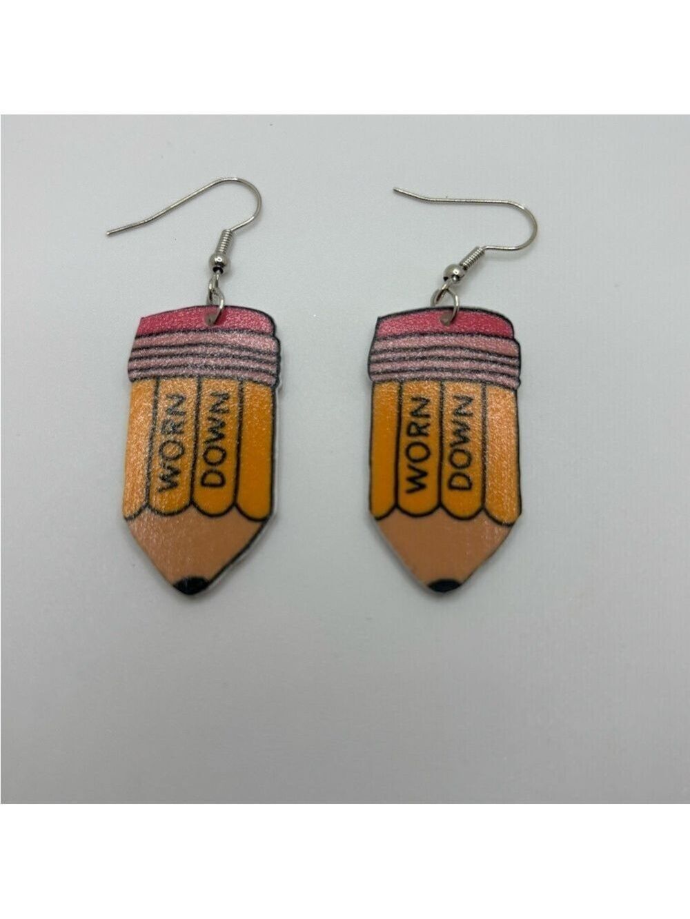 ✨5/$25✨ Pencil Shaped Earrings Pink and Orange Accents